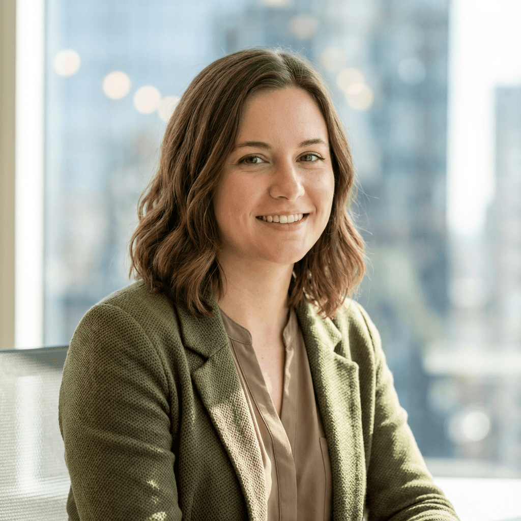 Confident executive woman in a corporate environment