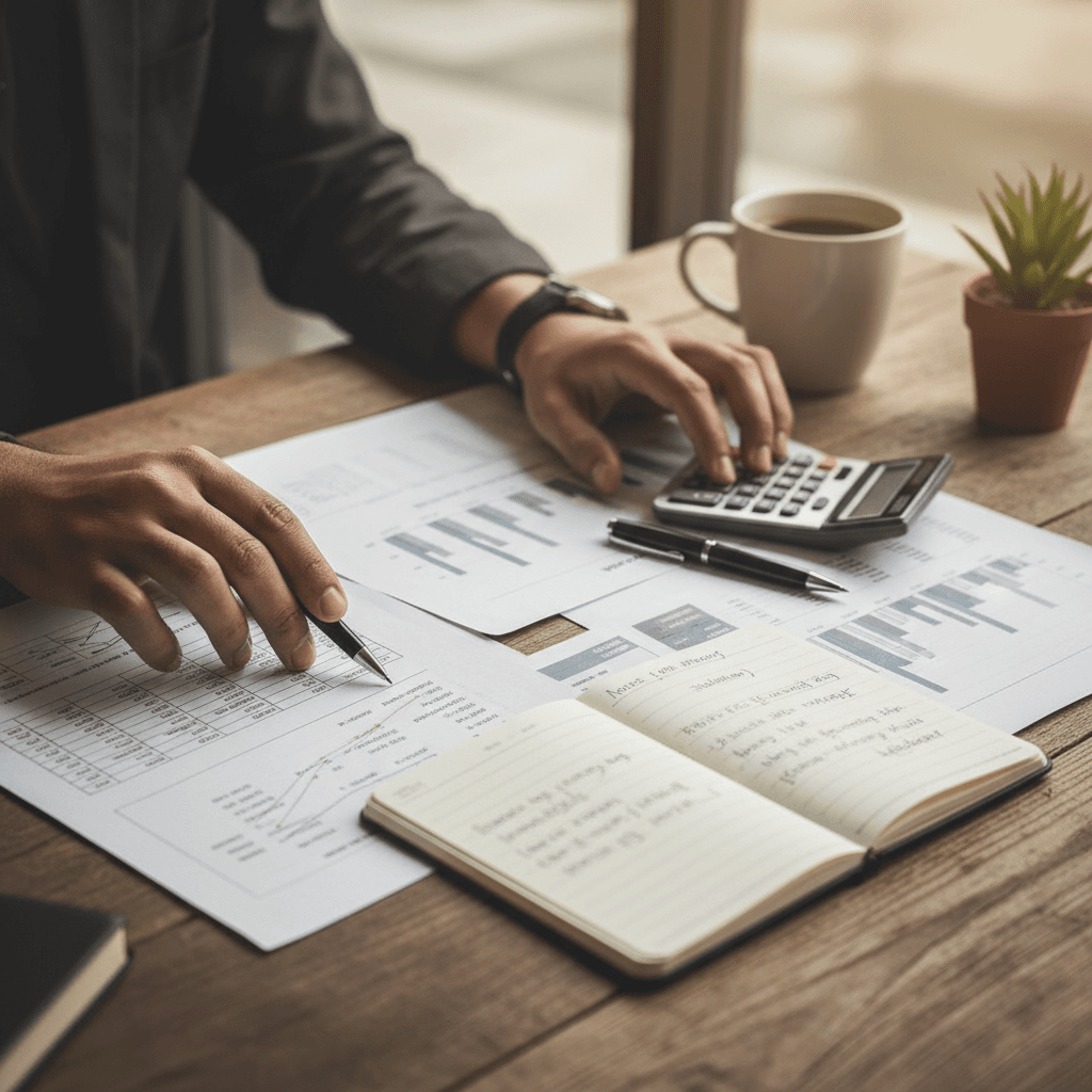 Structuring a clear action plan on a whiteboard